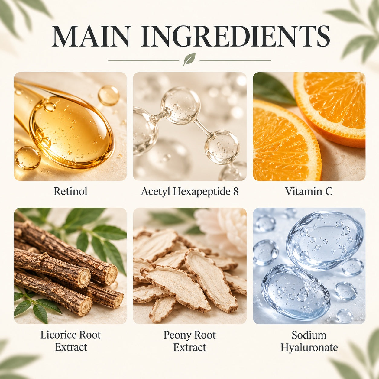 Product ingredient illustration